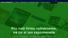 What Copygeneral.cz website looked like in 2019 (4 years ago)