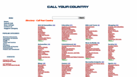 What Callyourcountry.com website looked like in 2019 (4 years ago)