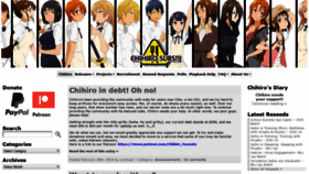 What Chihiro-subs.com website looked like in 2019 (4 years ago)