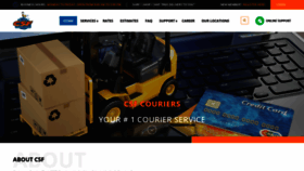 What Csfcouriersltd.com website looked like in 2019 (4 years ago)