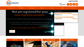 What Cilex.org.uk website looked like in 2019 (4 years ago)