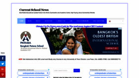 What Currentschoolnews.com website looked like in 2019 (4 years ago)