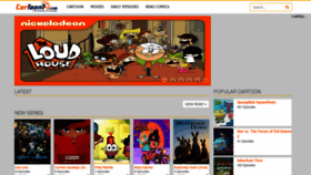 What Cartoontab.com website looked like in 2019 (4 years ago)