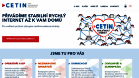 What Cetin.cz website looked like in 2019 (4 years ago)