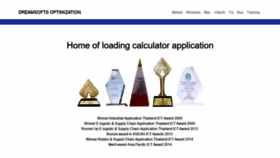 What Cargooptimizer.com website looked like in 2019 (4 years ago)