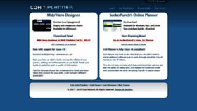 What Cohplanner.com website looked like in 2019 (4 years ago)