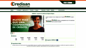 What Credisan.com.br website looked like in 2019 (4 years ago)