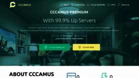 What Cccamus.com website looked like in 2019 (4 years ago)