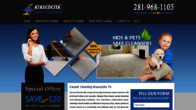 What Carpet-cleaning-atascocita.com website looked like in 2019 (4 years ago)