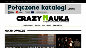 What Crazynauka.pl website looked like in 2019 (4 years ago)