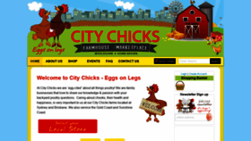 What Citychicks.com.au website looked like in 2019 (4 years ago)