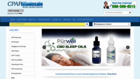 What Cpapwholesale.com website looked like in 2019 (4 years ago)