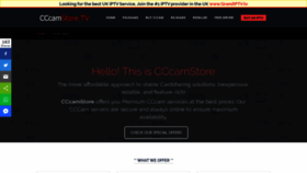 What Cccamstore.tv website looked like in 2019 (4 years ago)