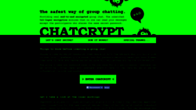 What Chatcrypt.com website looked like in 2019 (4 years ago)
