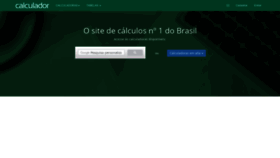 What Calculador.com.br website looked like in 2019 (4 years ago)