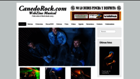 What Canedorock.com website looked like in 2019 (4 years ago)