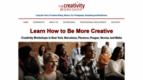What Creativityworkshop.com website looked like in 2019 (4 years ago)