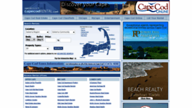 What Capecodrental.com website looked like in 2019 (4 years ago)