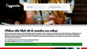 What Capuccino.fr website looked like in 2019 (4 years ago)