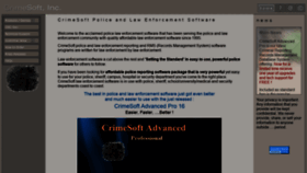 What Crimesoft.com website looked like in 2019 (4 years ago)