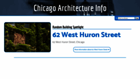 What Chicagoarchitecture.info website looked like in 2019 (4 years ago)
