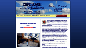What Cafeloren.com website looked like in 2019 (4 years ago)