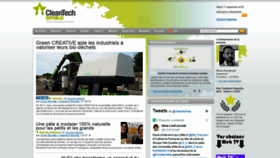 What Cleantechrepublic.com website looked like in 2019 (4 years ago)