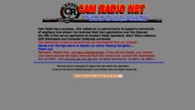 What Camradio.net website looked like in 2019 (4 years ago)