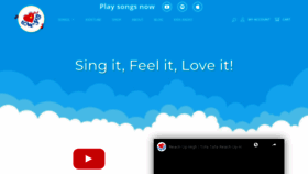 What Childrenlovetosing.com website looked like in 2019 (4 years ago)