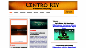 What Centrorey.org website looked like in 2019 (4 years ago)