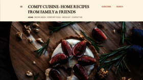 What Comfycook.com website looked like in 2019 (4 years ago)