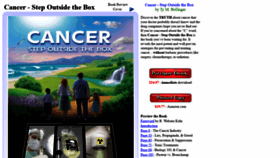 What Cancerstepoutsidethebox.com website looked like in 2019 (4 years ago)
