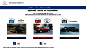 What Citymotor.com website looked like in 2019 (4 years ago)