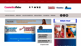 What Cosmeticsonline.com.br website looked like in 2019 (4 years ago)