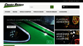 What Classics-stickers.com website looked like in 2019 (4 years ago)
