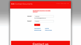 What Contractdocs.aia.org website looked like in 2019 (4 years ago)