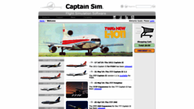 What Captainsim.com website looked like in 2019 (4 years ago)