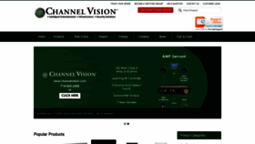 What Channelvision.com website looked like in 2019 (4 years ago)