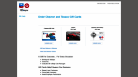 What Chevrontexacogiftcard.com website looked like in 2019 (4 years ago)