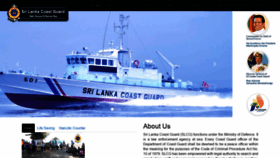 What Coastguard.gov.lk website looked like in 2019 (4 years ago)