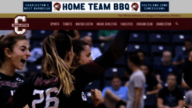 What Cofcsports.com website looked like in 2019 (4 years ago)