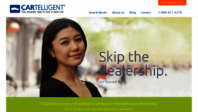What Cartelligent.com website looked like in 2019 (4 years ago)