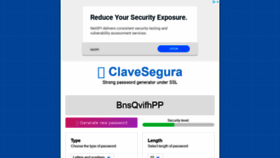 What Clavesegura.org website looked like in 2019 (4 years ago)