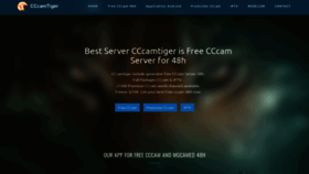 What Cccamtiger.com website looked like in 2019 (4 years ago)
