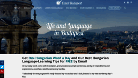 What Catchbudapest.com website looked like in 2019 (4 years ago)