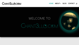 What Chant3llo.com website looked like in 2019 (4 years ago)