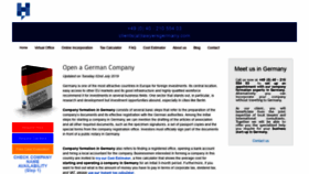 What Companyformationgermany.com website looked like in 2019 (4 years ago)