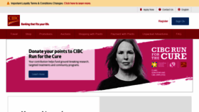 What Cibcrewards.com website looked like in 2019 (4 years ago)