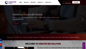 What Creativebizsolution.com website looked like in 2019 (4 years ago)