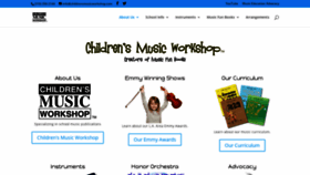 What Childrensmusicworkshop.com website looked like in 2019 (4 years ago)